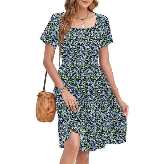 Womens Square Neck Dresses